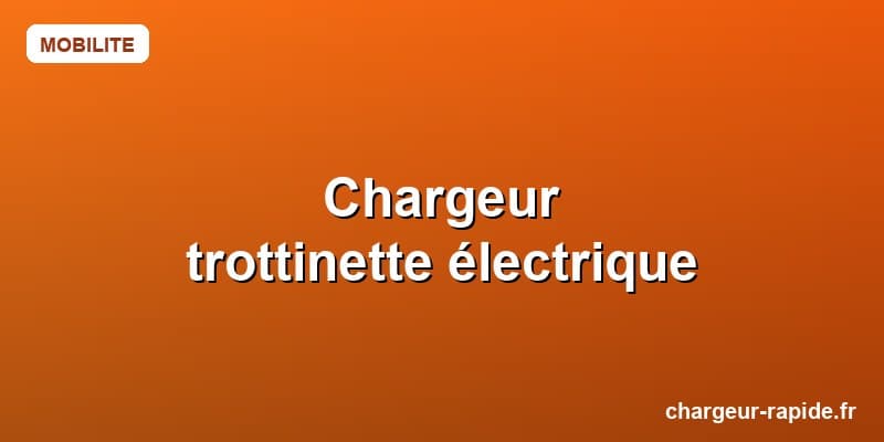 Chargeur trottinette électrique : universel ou chargeur d'origine ?